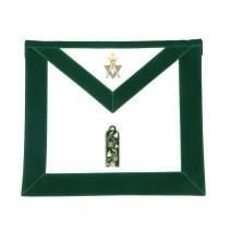 Allied Masonic Degree AMD Hand Embroidered Officer Apron - Junior
