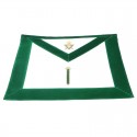 Allied Masonic Degree AMD Hand Embroidered Officer Apron - Sentinel