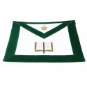 Allied Masonic Degree AMD Hand Embroidered Officer Apron - Chaplain