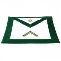 Allied Masonic Degree AMD Hand Embroidered Officer Apron - Worshipful Master